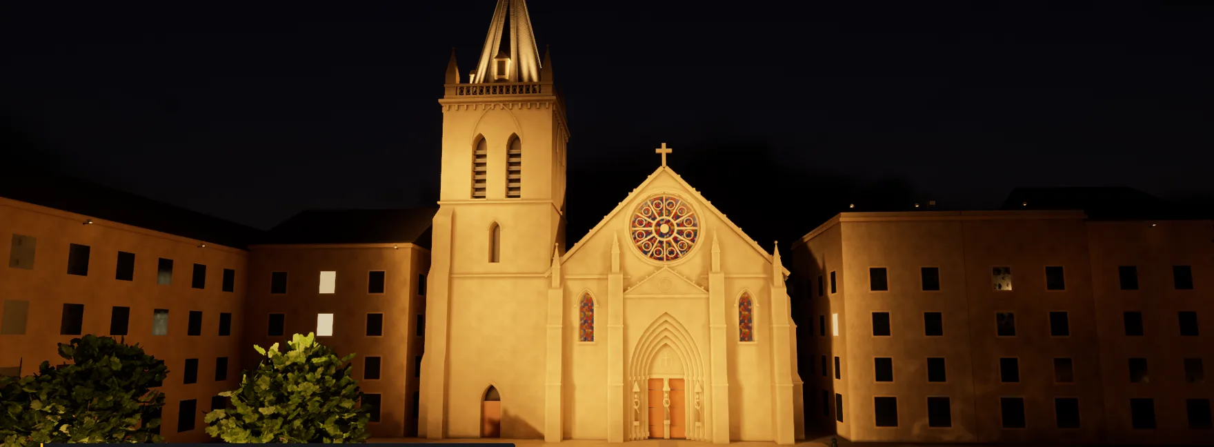 Église, ambiance Blanc chaud 3000 K